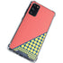 Coral Diagonal Split Galaxy S20 FE Clear Case